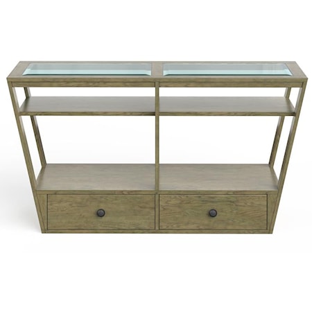 2-Drawer Rectangular Sofa Table