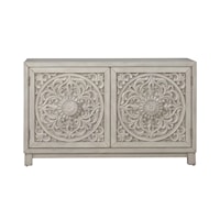 Global 2-Door Accent Cabinet with Wire Mangement