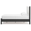 Signature Design by Ashley Cadmori Queen Upholstered Panel Bed