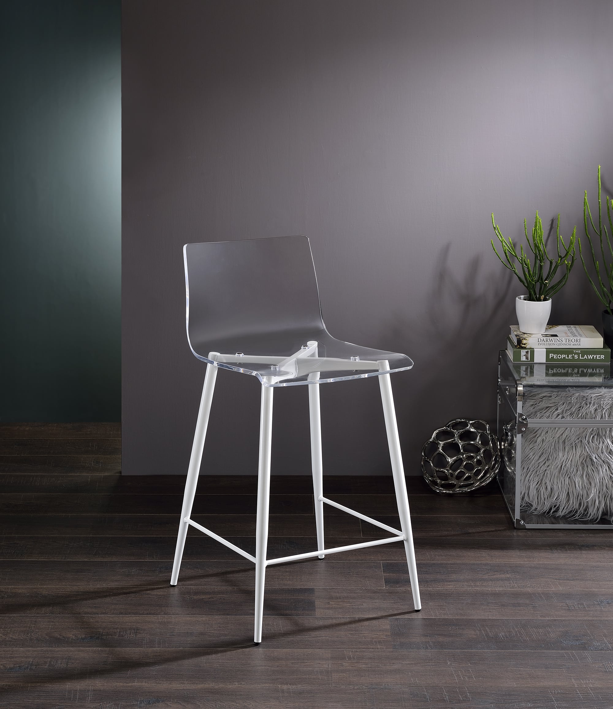 Progressive Furniture A La Carte A62643W Contemporary Acrylic Counter