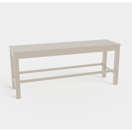 Counter Height Backless Bench