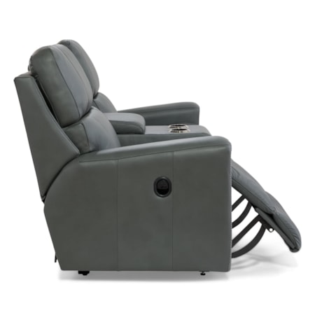 Reclining Console Loveseat