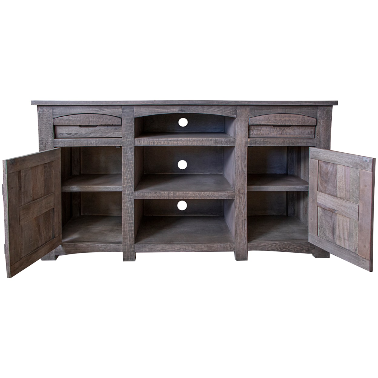 International Furniture Direct San Antonio IFD6401STN60 Rustic TV Stand