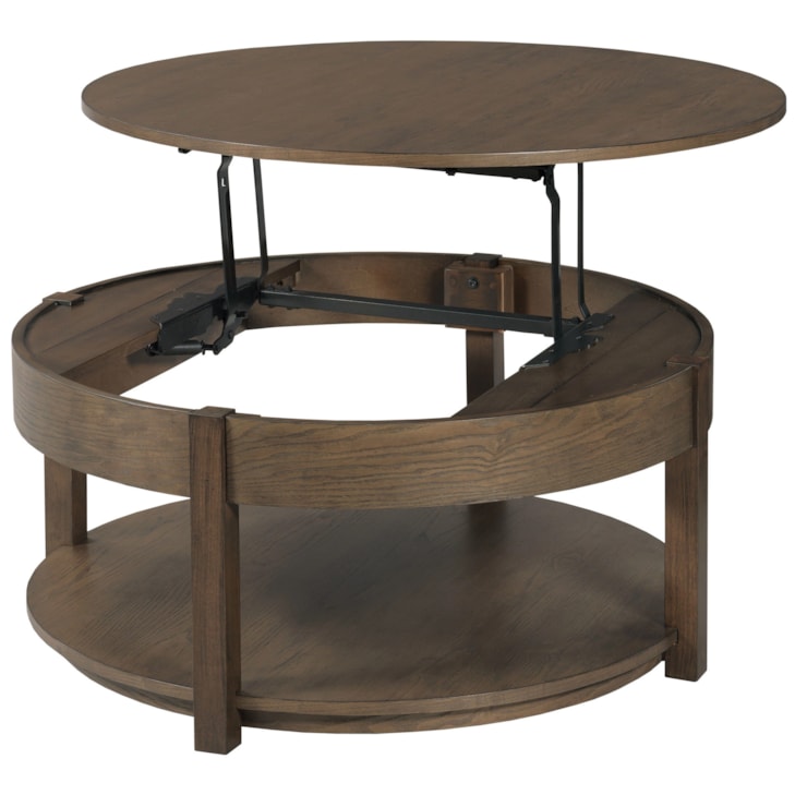Hammary Costa Way-Hamilton Round Lift Top Coffee Table