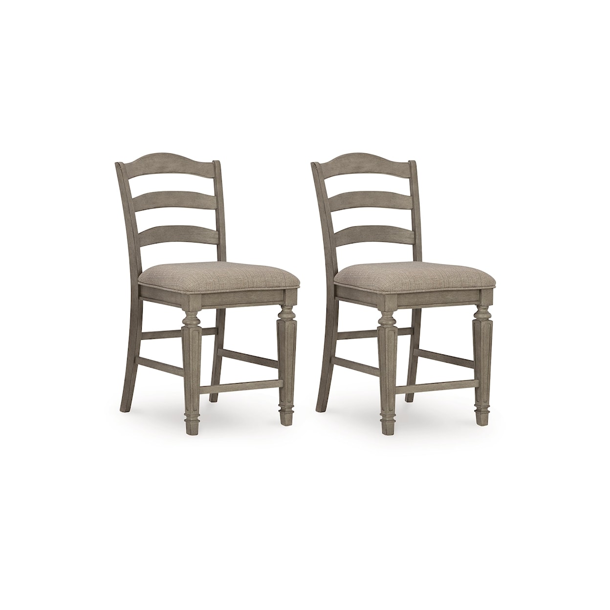 Signature Design by Ashley Furniture Lodenbay Upholstered Barstool (2/CN)