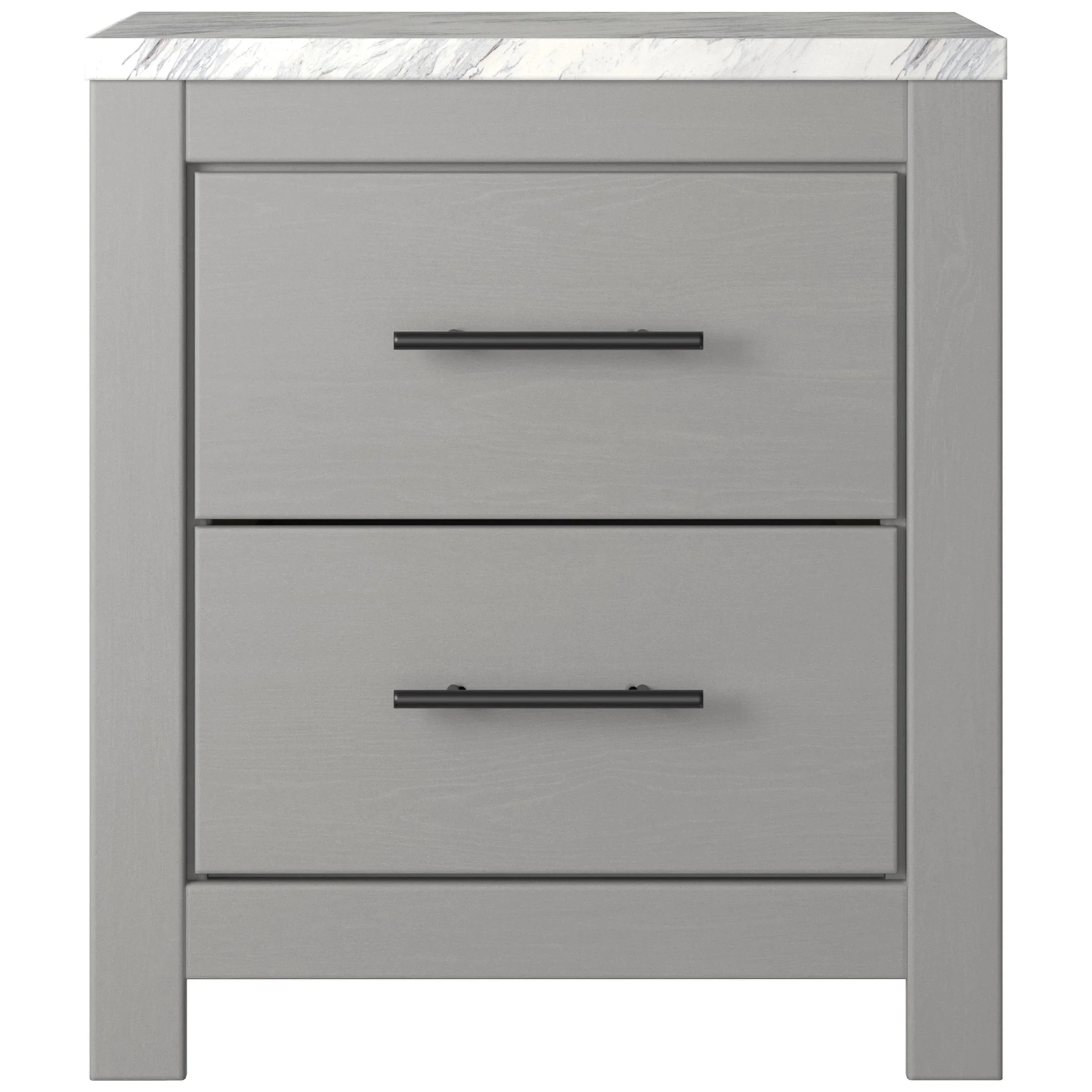 Signature Design by Ashley Cottonburg B119292 Gray Finish 2Drawer