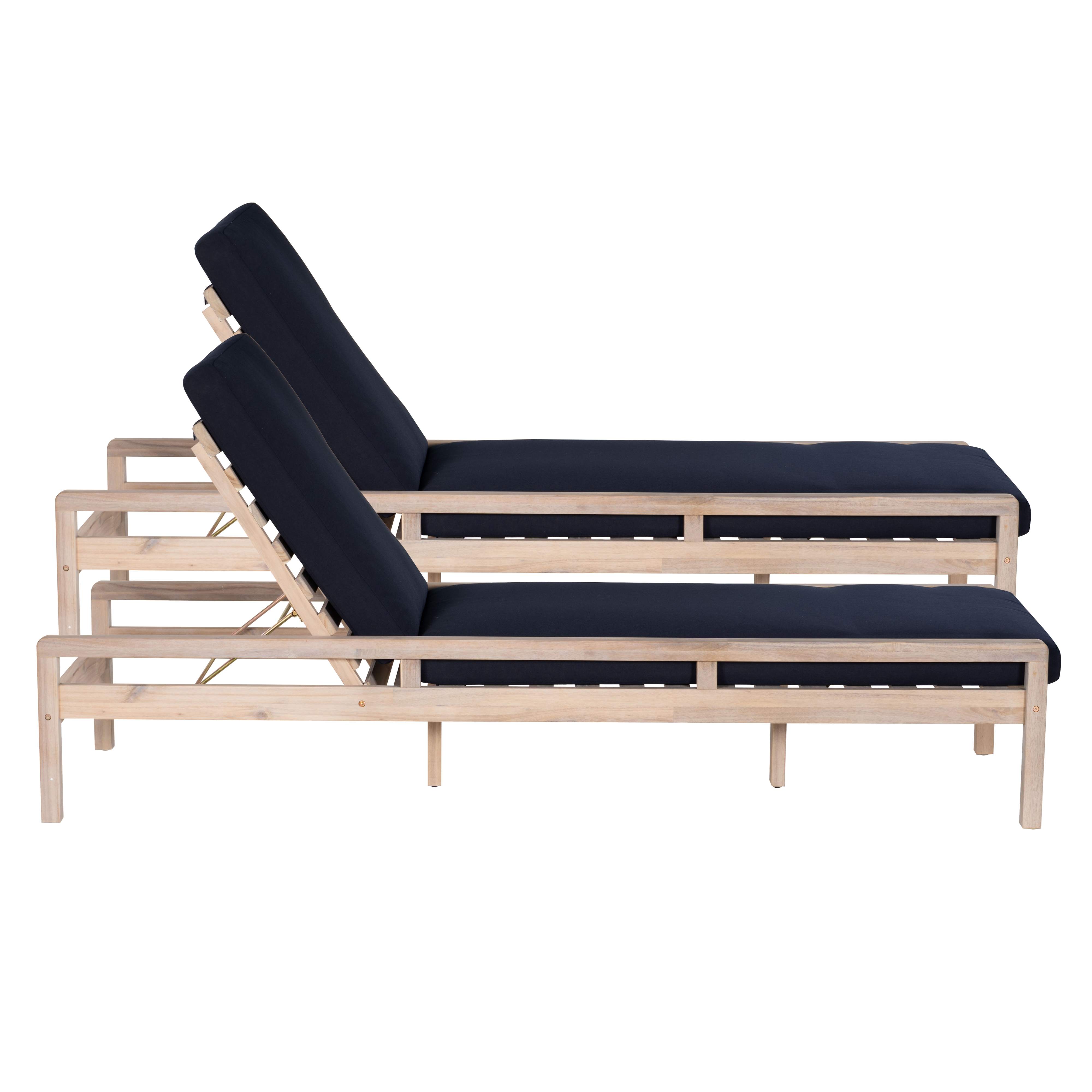 Outdoor Chaise Lounger - Set of 2