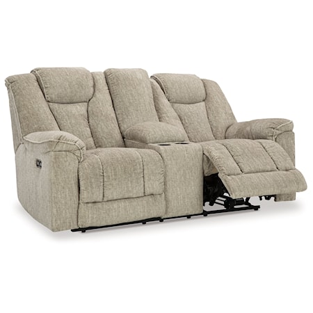 Power Reclining Loveseat With Console