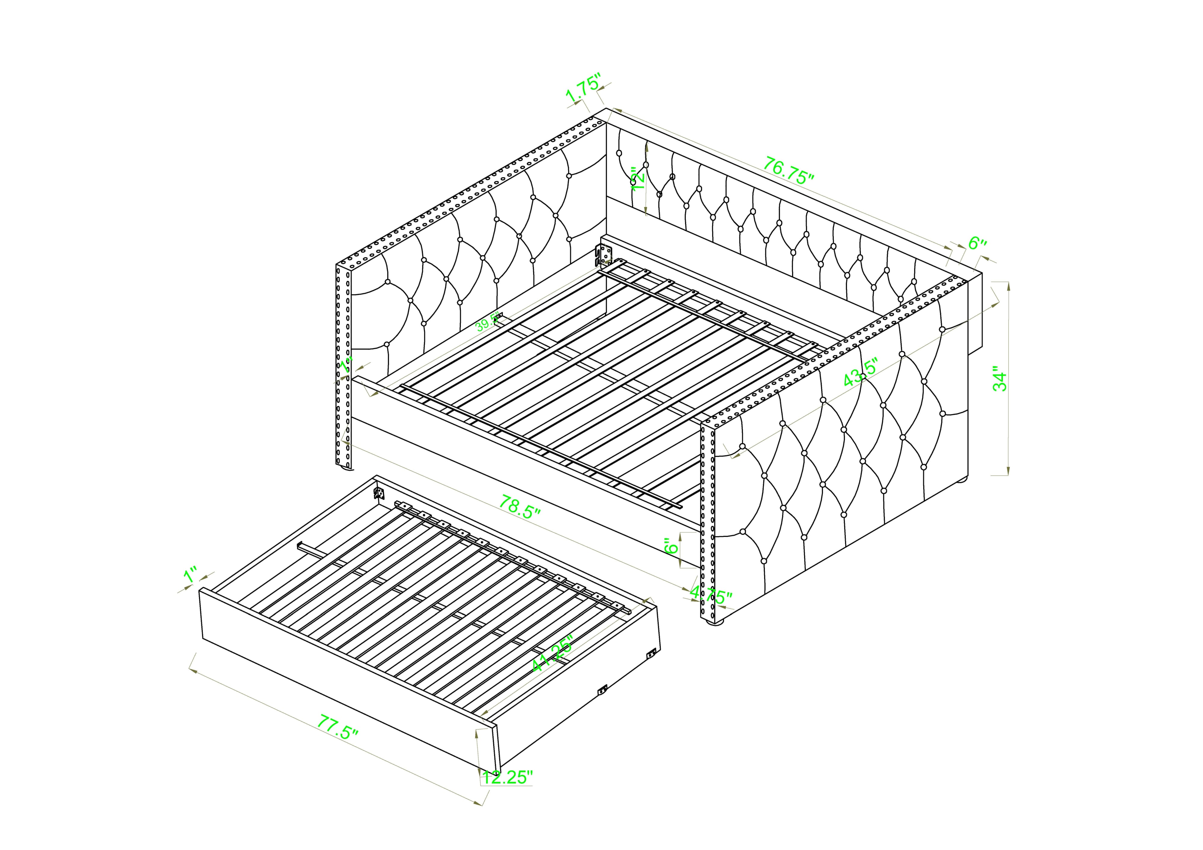 Crown Mark Trina Daybed