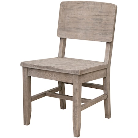 Rustic Wood Dining Chair