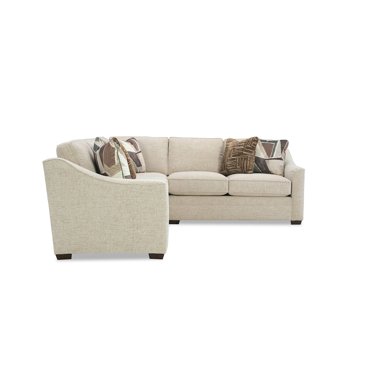 Hickory Craft F9 Series 2 Pc Customizable Sectional Sofa