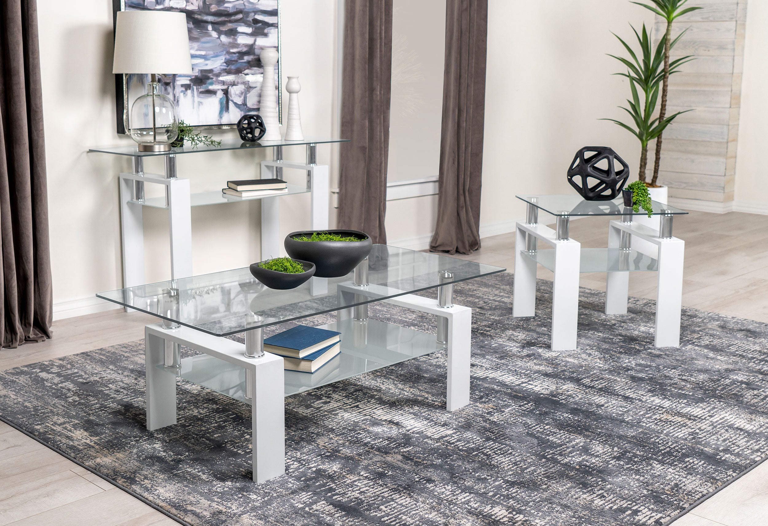 ACE 68826 ACE WHITE COFFEE TABLE | | 7 Day Furniture | Occ
