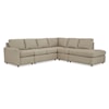 Hickorycraft 738050 4-Piece Sectional Sofa