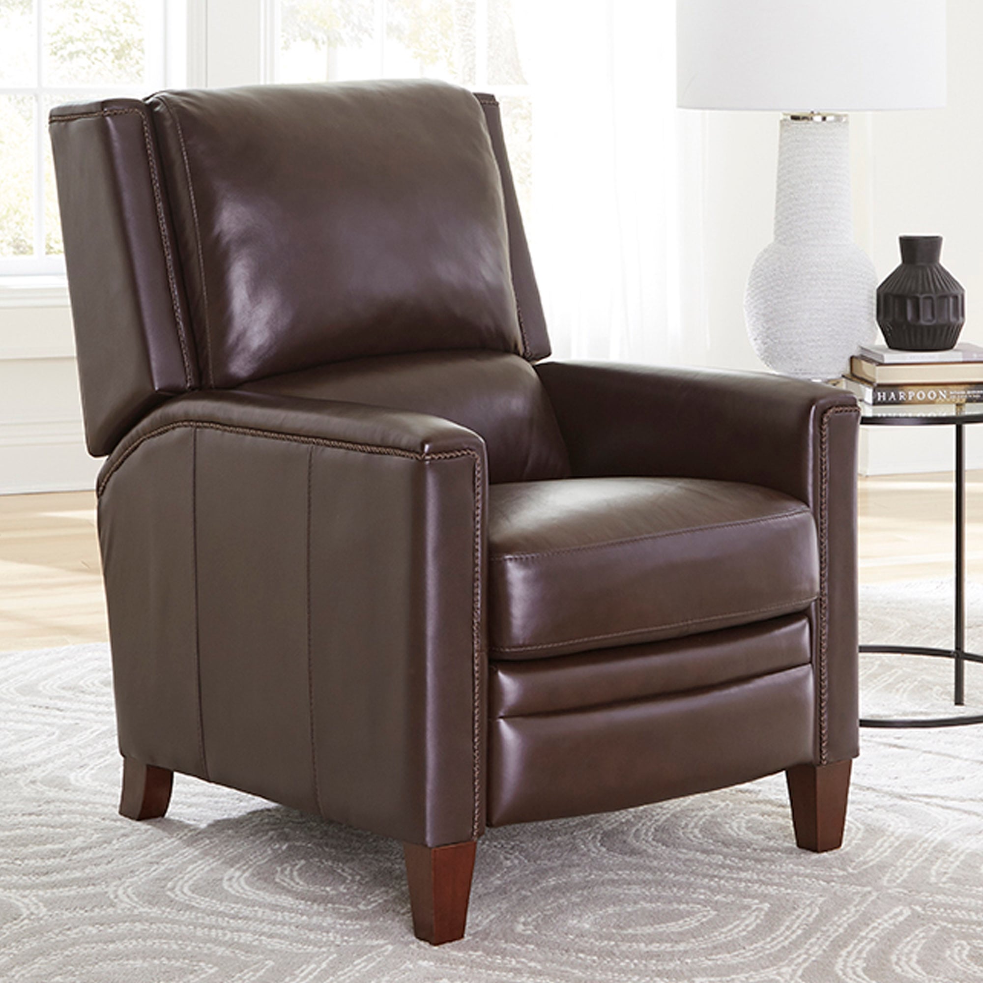 Manual Leather Recliner