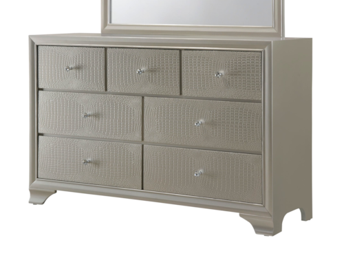 Glam Seven Drawer Dresser