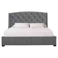 Jordan King Fabric Shelter Bed (64"H)