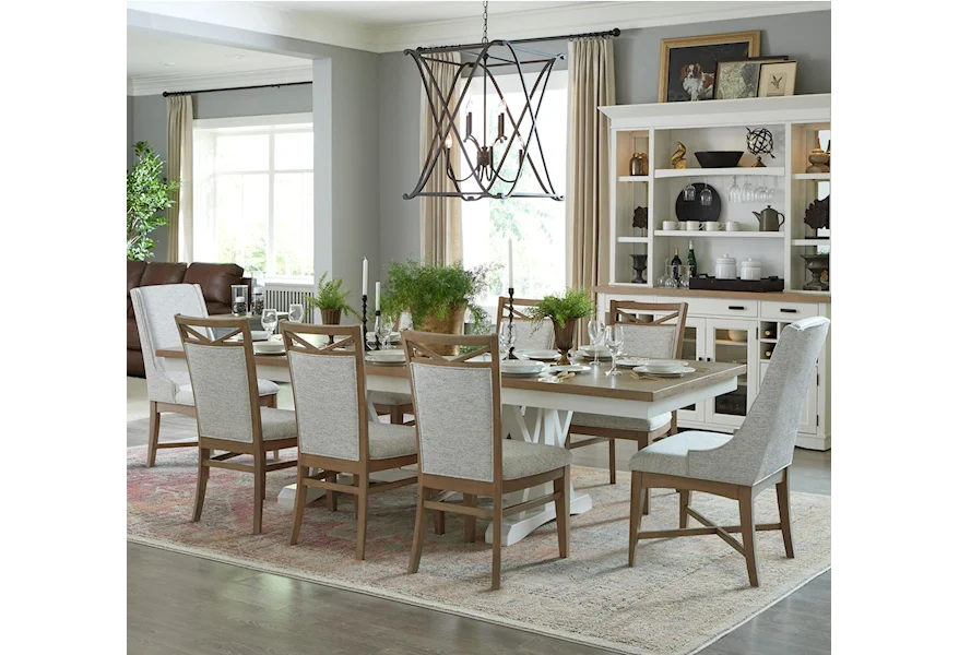 Americana Modern 9-Piece Dining Set by Parker House at Jacksonville Furniture Mart