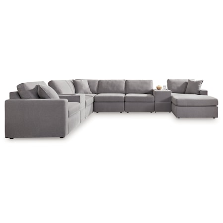 8-Piece Sectional With Chaise