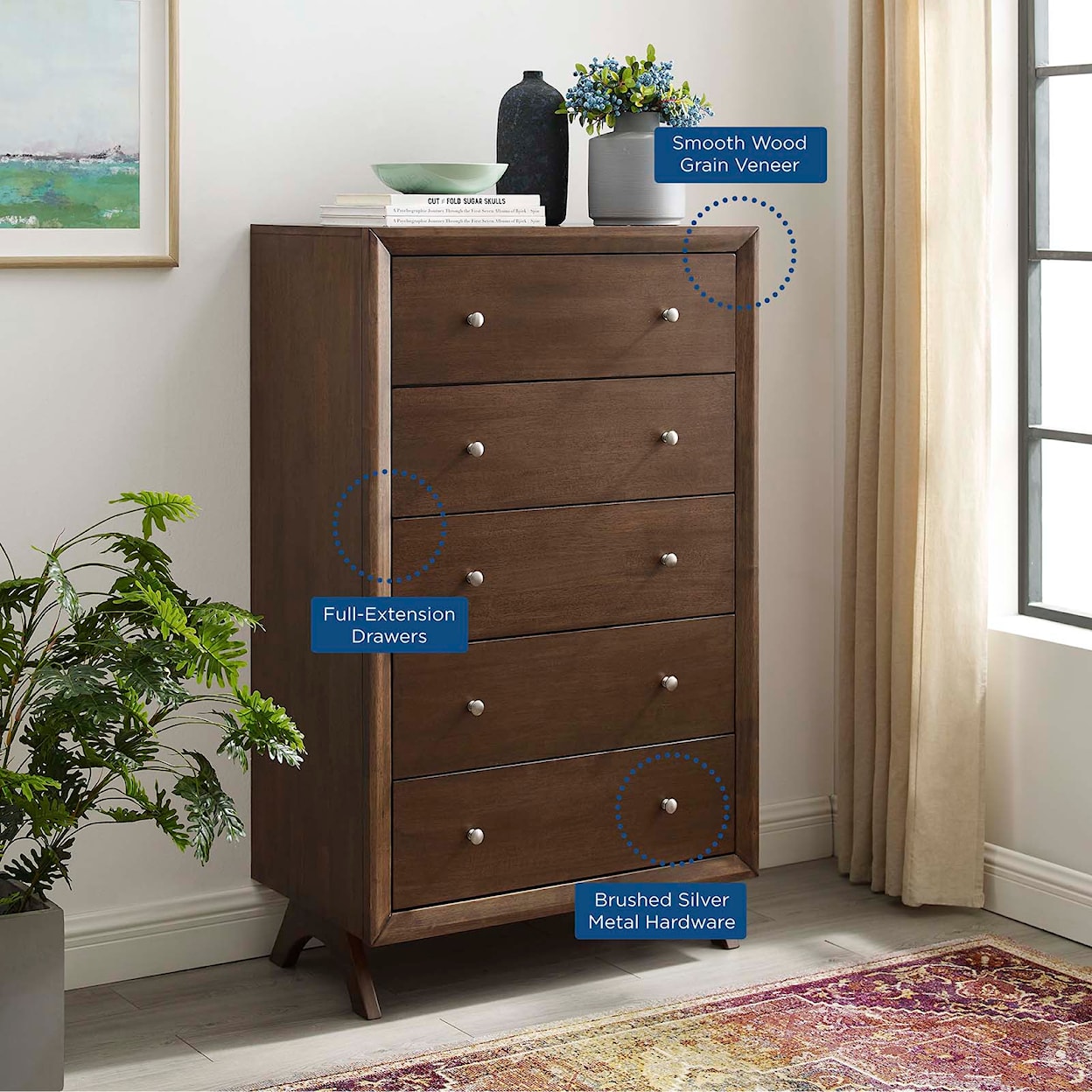 Modway Providence 5-Drawer Chest