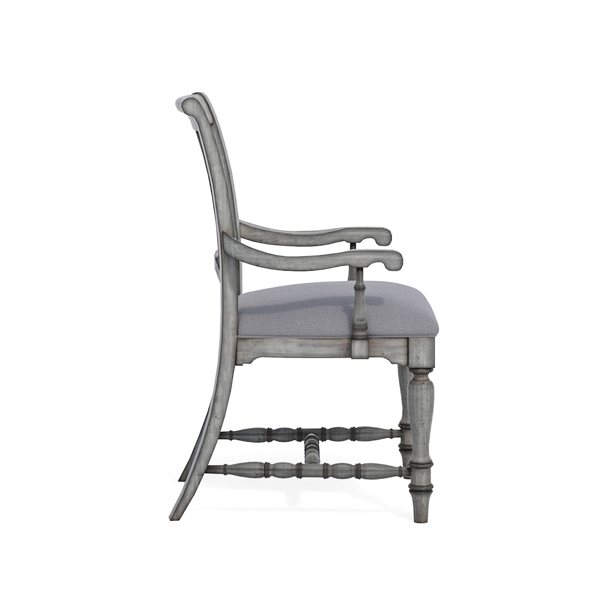 Flexsteel Wynwood Collection Plymouth Dining Arm Chair