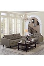 Modway Empress Empress Contemporary Tufted Large Accent Bench - Gray