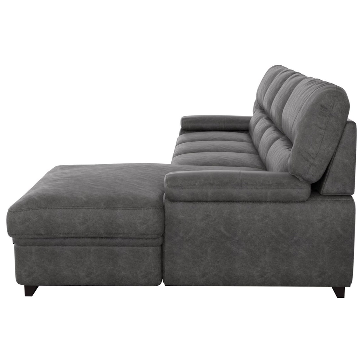 Homelegance Michigan 2-Piece Sectional with Pull-out Bed