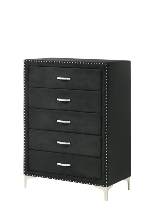 Glam 5-Drawer Bedroom Chest