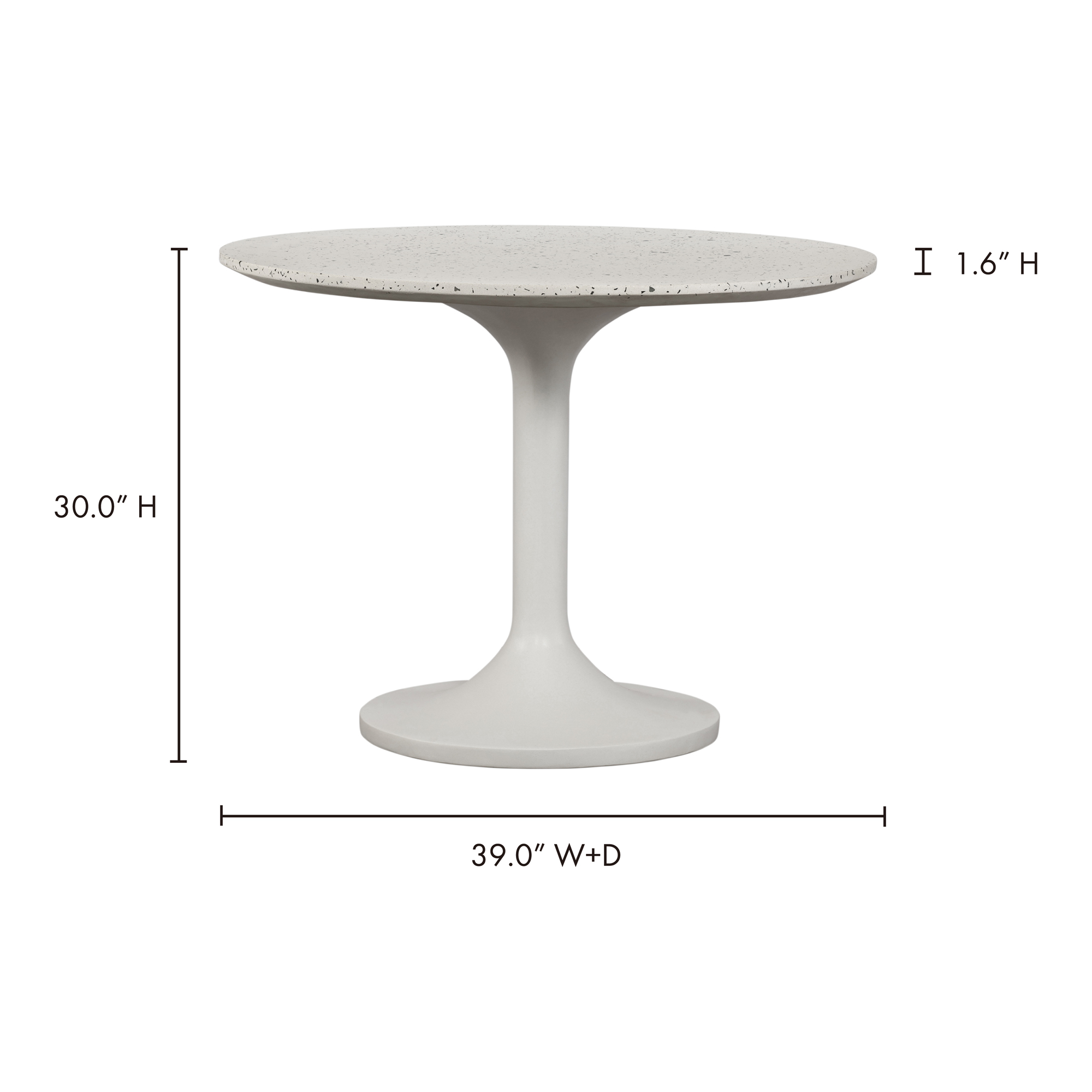 Moe's Home Collection Tuli Tuli Outdoor Café Table