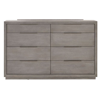 Contemporary 8-Drawer Dresser in Mineral Finish