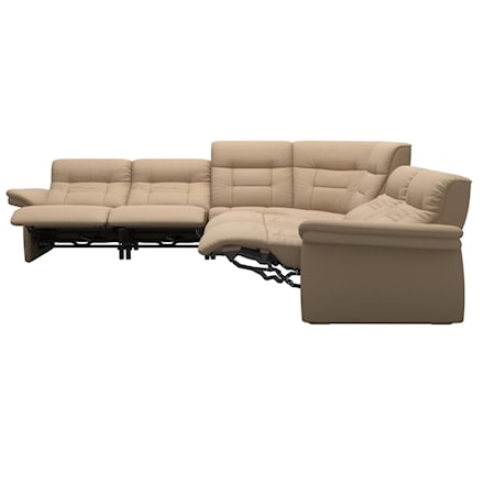 Pwr Recl Sectional w/ Pwr Head &amp; Uph Arm