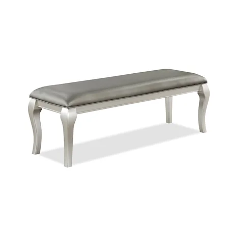 Contemporary Upholstered Dining Bench