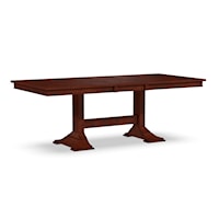 Transitional Trestle Table Top & Trestle Table Base