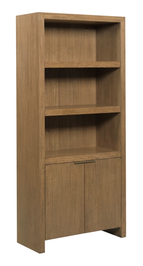 Contemporary 2-Door Bookcase