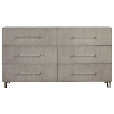 Contemporary Dresser with Felt-Lined Drawers