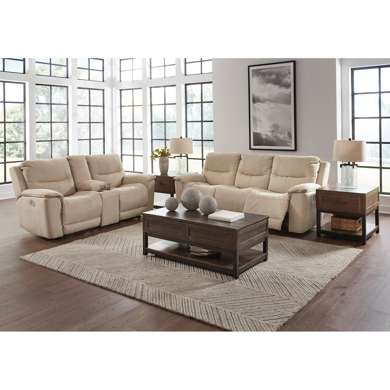 Signature Design by Ashley Furniture Next-Gen Gaucho Power Reclining Sofa