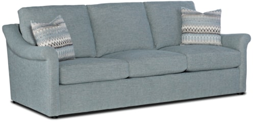 Transitional 3 Over 3 Sofa