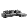 Moe's Home Collection Tumble Tumble Lounge Modular Sectional Charcoal