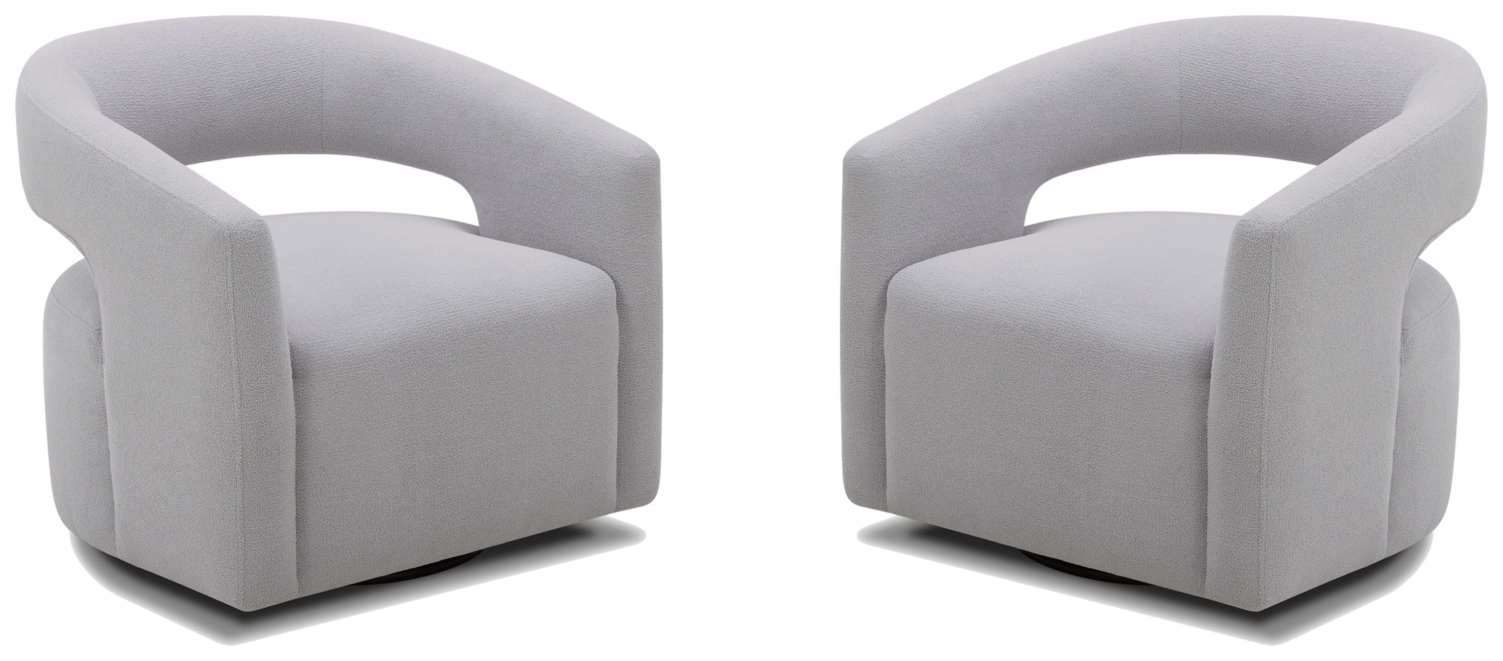 Parker Living Orbit - Dame Dove Open Back Accent Chair