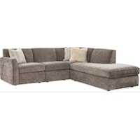 Casual 4-Piece Sectional Sofa