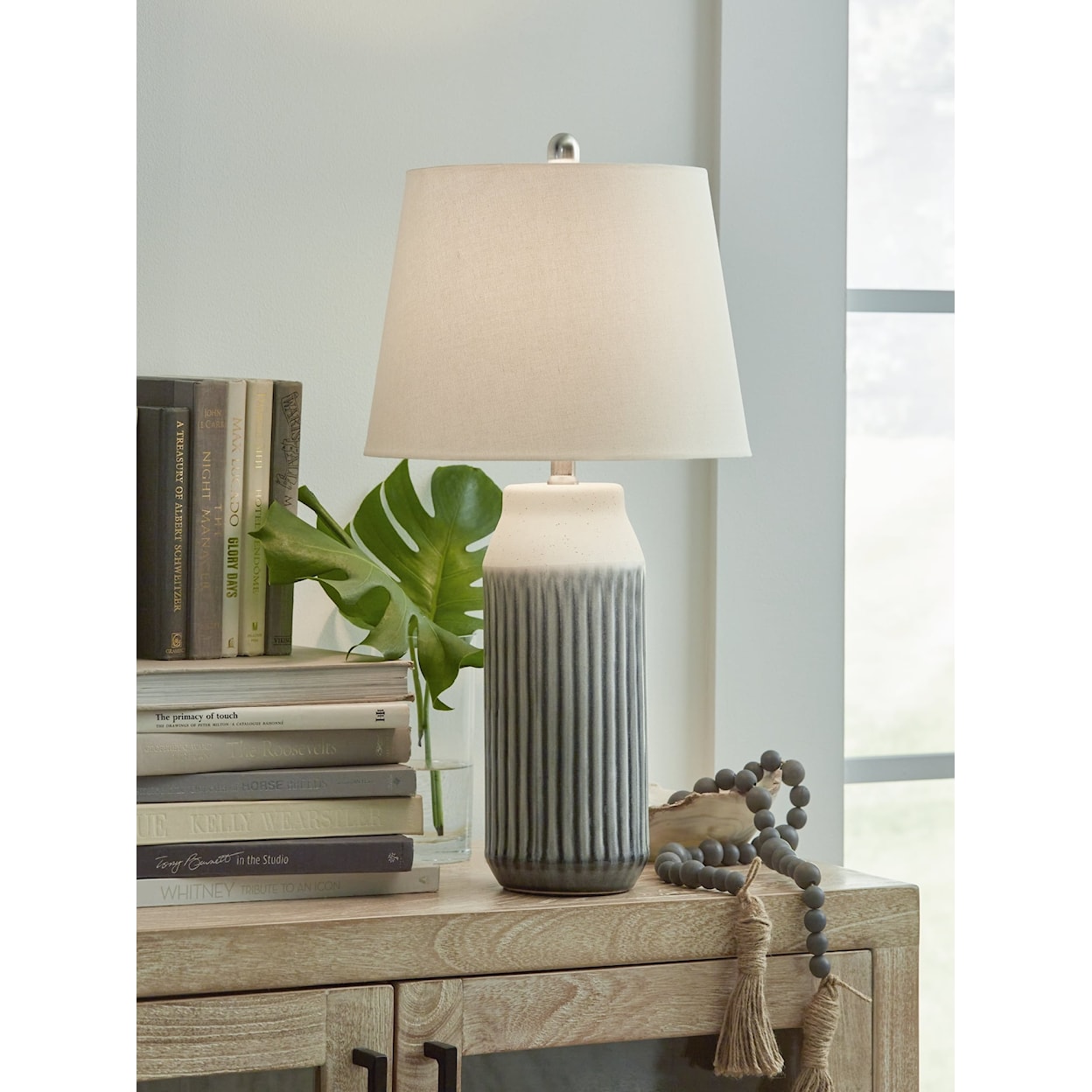 Signature Afener Ceramic Table Lamp (Set of 2)