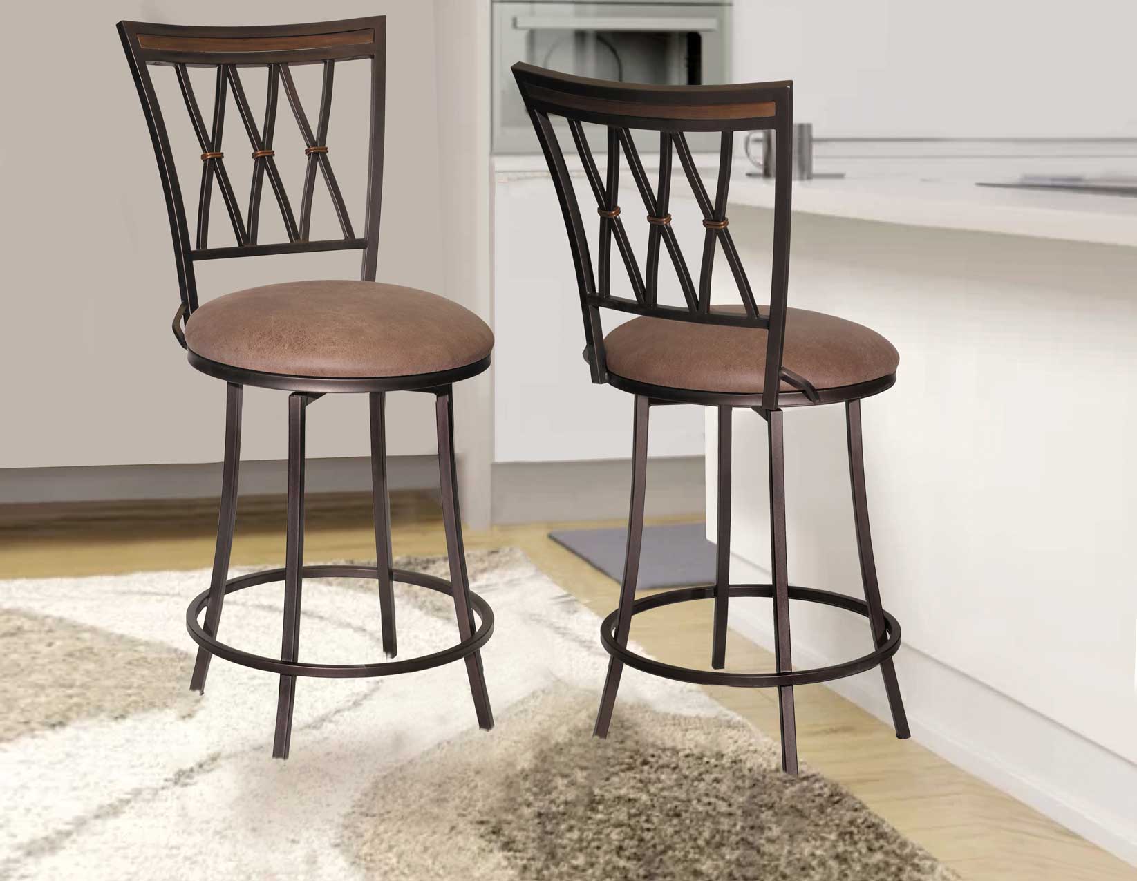 Steve Silver Sedona Swivel Counter Stool
