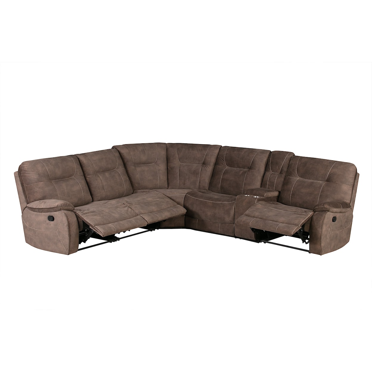 Parker Living Cooper 6 Piece Modular Manual Reclining Sectional