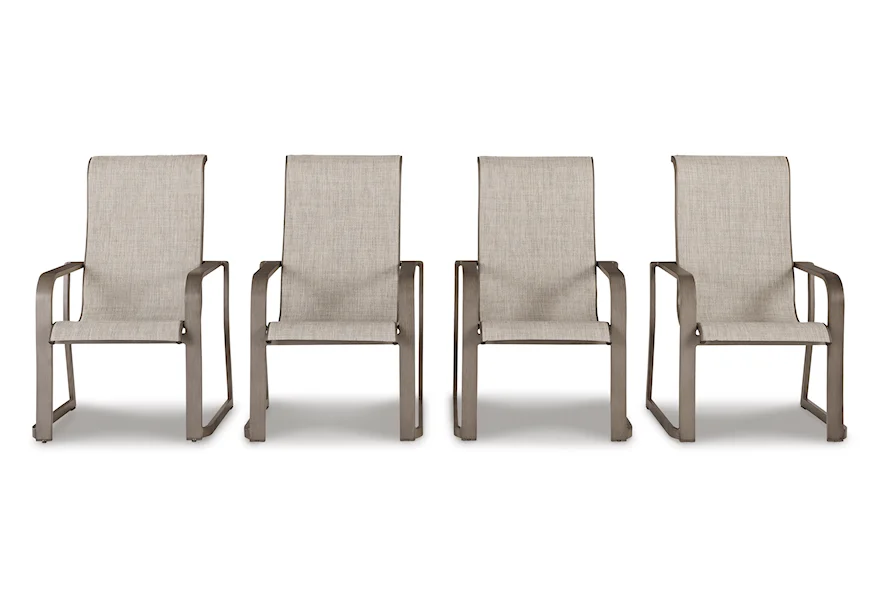 Beach Front Sling Arm Chair (Set of 4) by Signature Design by Ashley at VanDrie Home Furnishings
