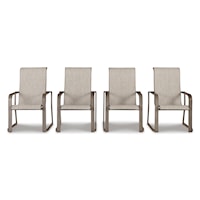 Stackable Sling Arm Chair (Set of 4)