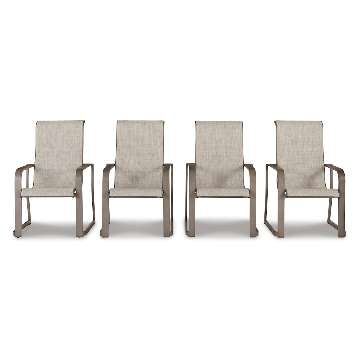 Ashley Signature Design Beach Front Sling Arm Chair (Set of 4)