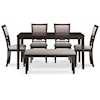 Ashley Furniture Signature Design Langwest Dining Room Table Set