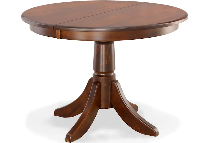 Amish Essentials Casual Dining Ruby 42" Round Dining Table by Archbold Furniture at Gill Brothers Furniture