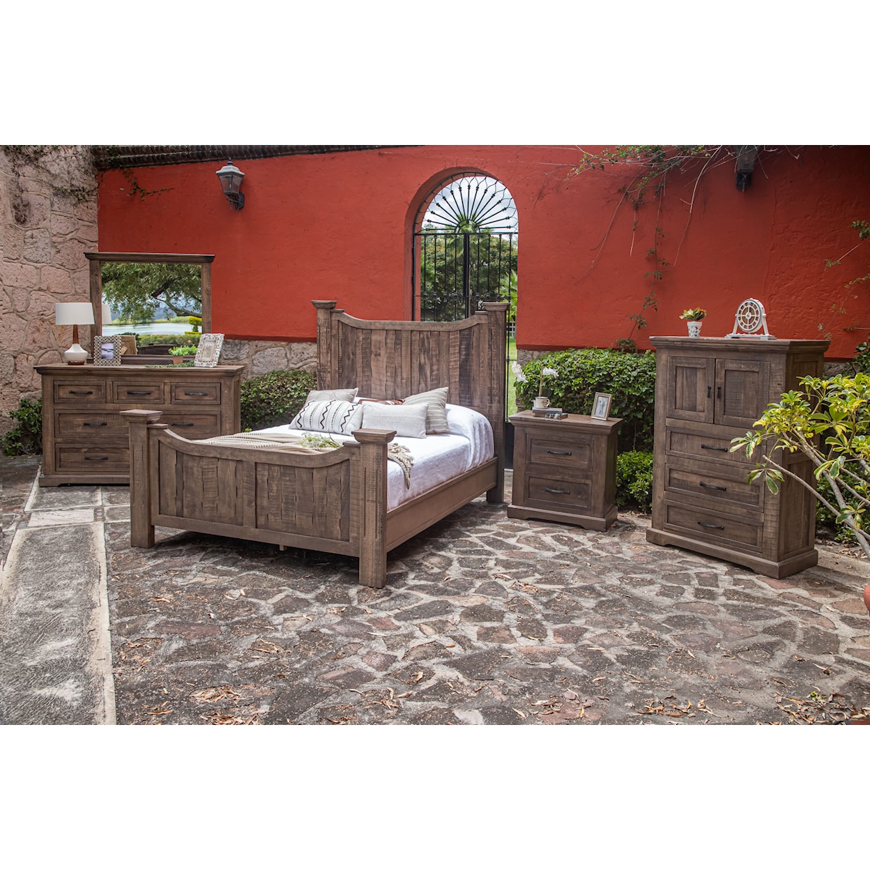 International Furniture Direct Madeira Queen Bedroom Group