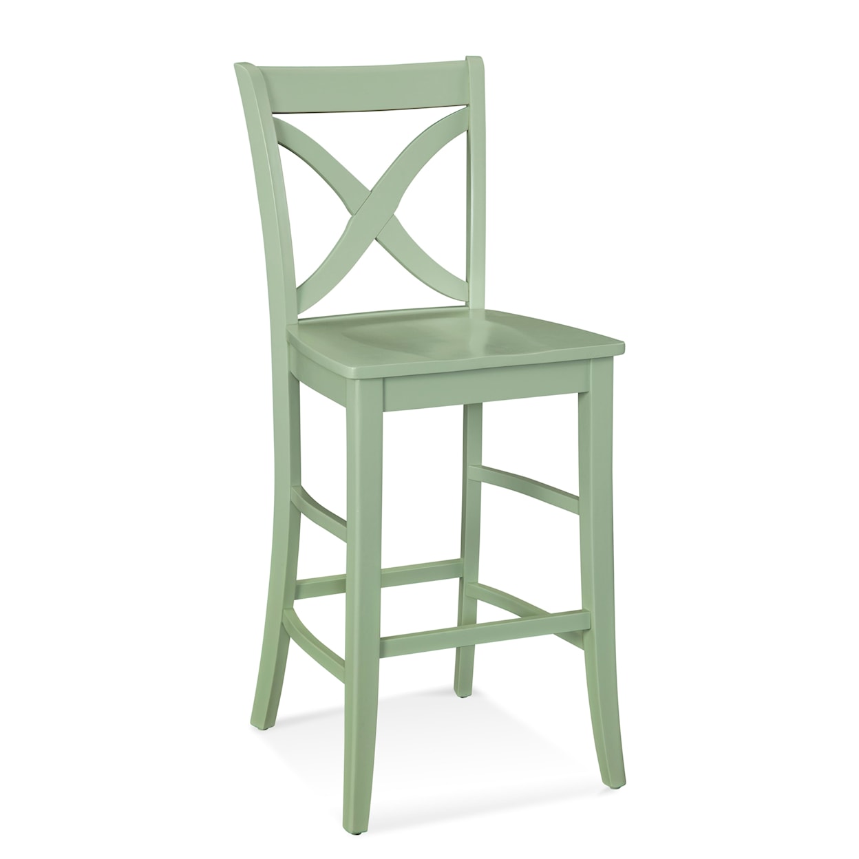 Braxton Culler Hues Counter Stool with Wood Seat