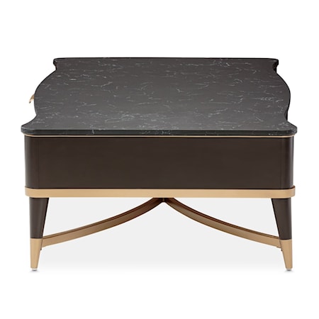 Single-Drawer Rectangular Cocktail Table